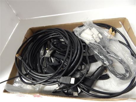 Flat Of Misc. Cables