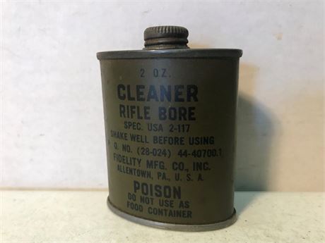 Cleaner Rifle Bore Can