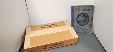 Henry Ford Shop Theory Book & NAPA Alignment Car Demonstrator