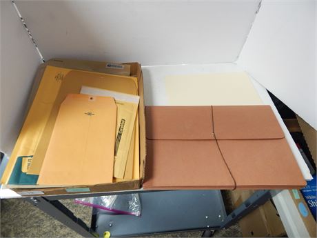 Flat Of Mailing Envelopes & Tri Boards