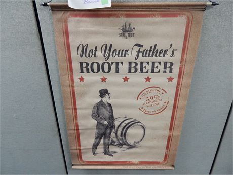 " Not Your Fathers Root Beer " Banner
