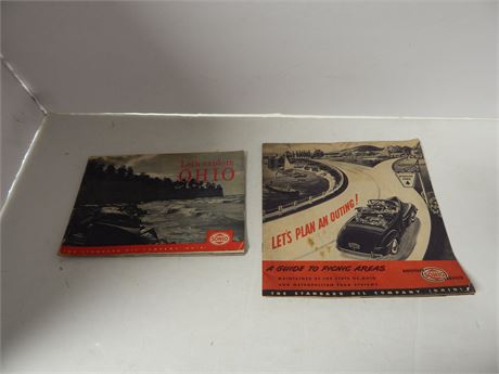 Vintage Ohio Map & Book