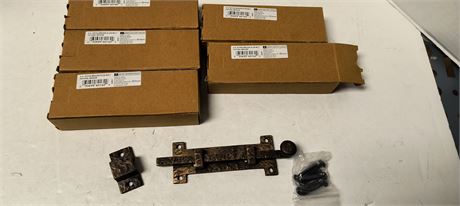 6in. Patina Bronze Slide Bolt. Natural Bronze Color