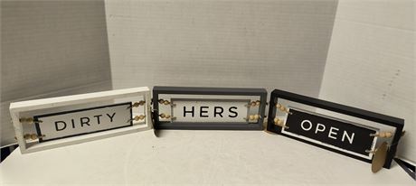 Double Sided Framed Plaque