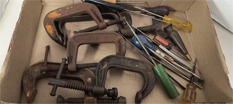 c clamps and awls