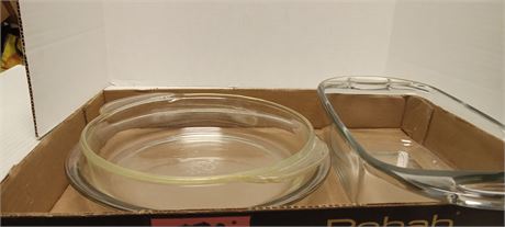 Lot Of Glass Baking Dishes