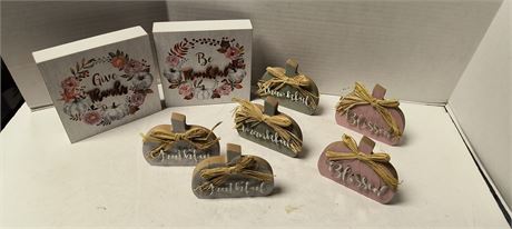 Seasonal Wood Decorations