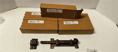 6in. Patina Bronze Slide Bolt. Natural Bronze Color