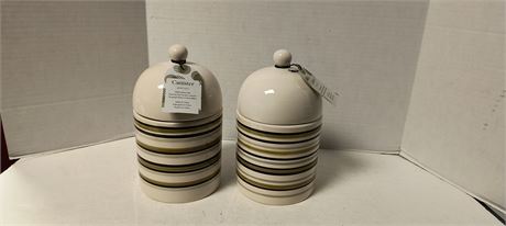 2 Decorative Canisters