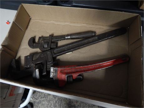 Flat Of Pipe Wrenches