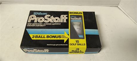 Wilson Prostaff Golfballs