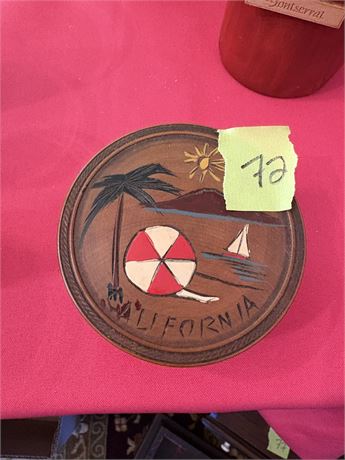 Vintage Wood Mini Coasters