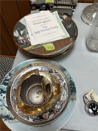 Collectible Plates, Early American Society