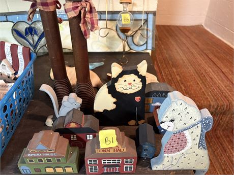 Wood Decor, Cats