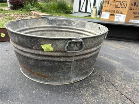 Galvanized Tub