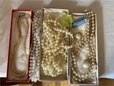 Pearl Jewelry Lot