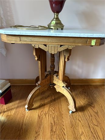 Antique Marble Top Table