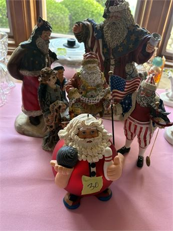 Santa Figurines
