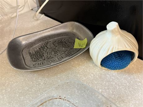 Metal Plate, Sponge Dish