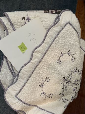 Twin Quilt and Sham