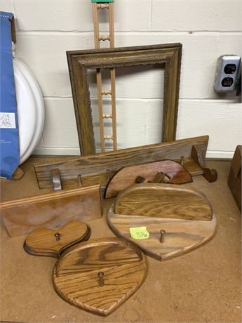 Wood Heart Shelves