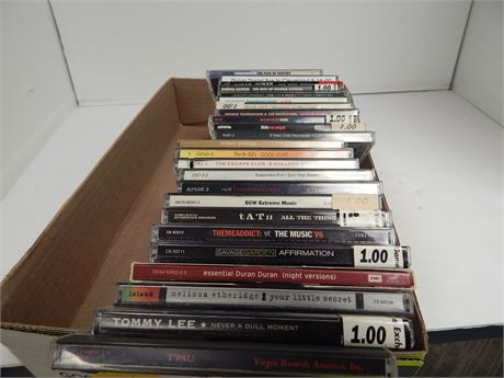 Flat Of Various CD's