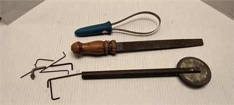 Flat Of Vintage Tools