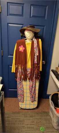 Hippie Halloween Costume (Styrofoam Head Not Included)