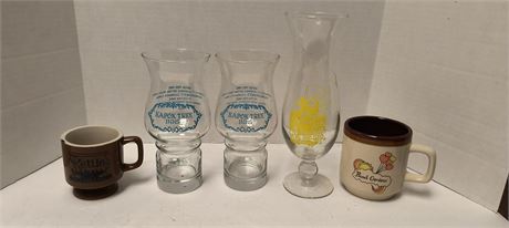Flat Of Collector's Glasses/Mugs