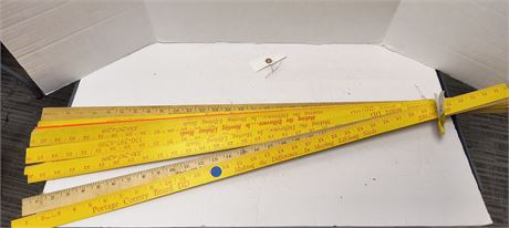 Lot Of 10 Yard Sticks