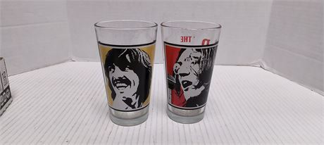 2 Beatles Drinking Glasses