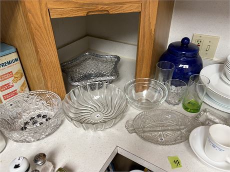 Glassware, Dishes, Bakeware, Misc
