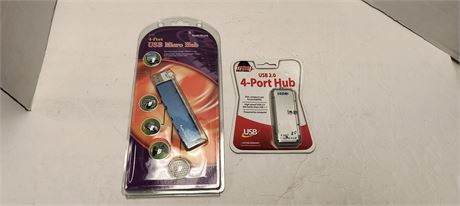 4 Port USB Micro Hub & 4 Port Hub