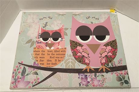 Decorative Owl Canvas