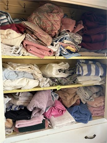 Linens, Closet Cleanout