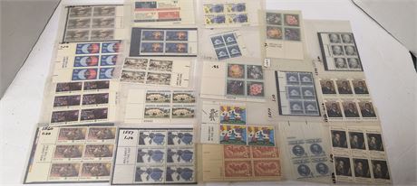 Flat Of Collectible Postage Stamps