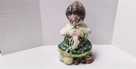 Vintage Ceramic Lady Bank