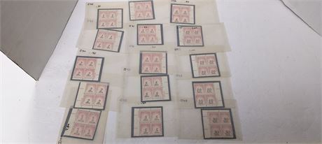 Flat Of Collectible Postage Stamps
