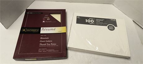 Resume Paper & Card Stock Paper