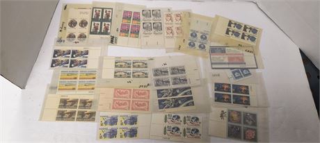 Flat Of Collectible Postage Stamps
