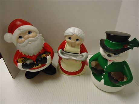 Flat Of Vintage Christmas Decorations