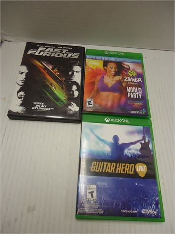 Xbox One Games & Fast & Furious DVD