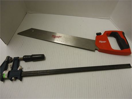 Milwaukee Saw & Clamp