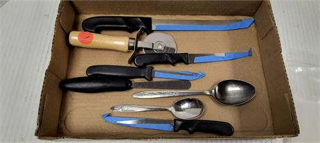 Flat Of Kitchen Utensils