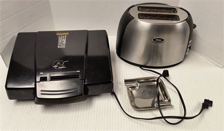 George Forman & Oster Toaster