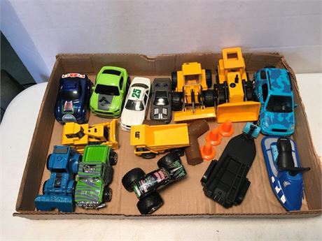 Flat of Toy Cars