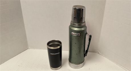 Stanley Thermos & Menards Cup