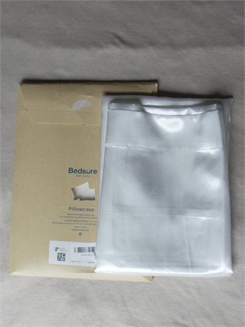 2 Satin Pillow Cases 19 1/2 x 30 New