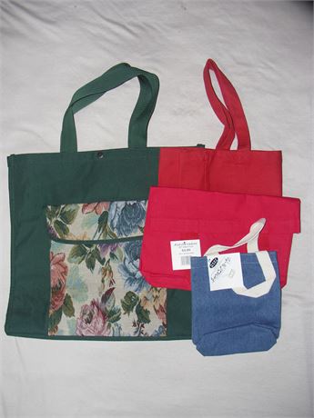 4 Fabric Totes