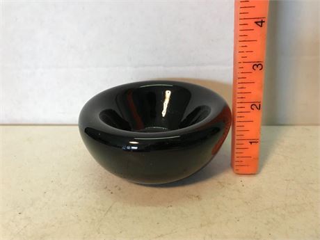 MX Black Glass Bowl